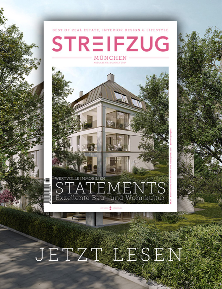 Immobilien, Interior Design und Lifstyle Magazin für München